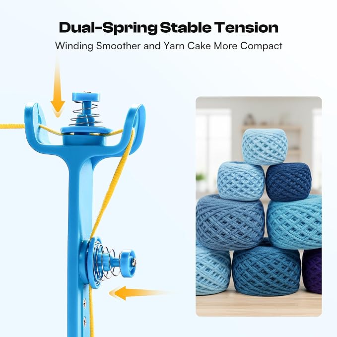 Caydo A1 Pro Cordless Electric Yarn Winder for Effortless Yarn Organization