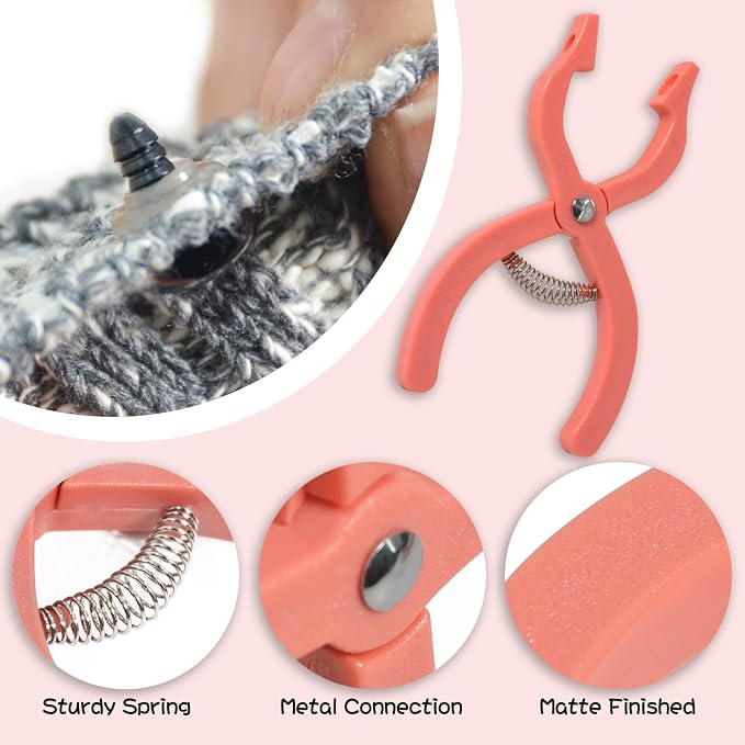Safety Eyes Jig Pliers Auxiliary Tool For Attaching Doll Eyes And Noses
