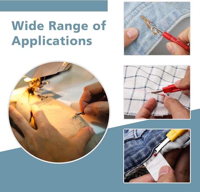 ZMAAGG Seam Ripper, 15 PCS Seam Rippers for Sewing, Stitch Remover Tool