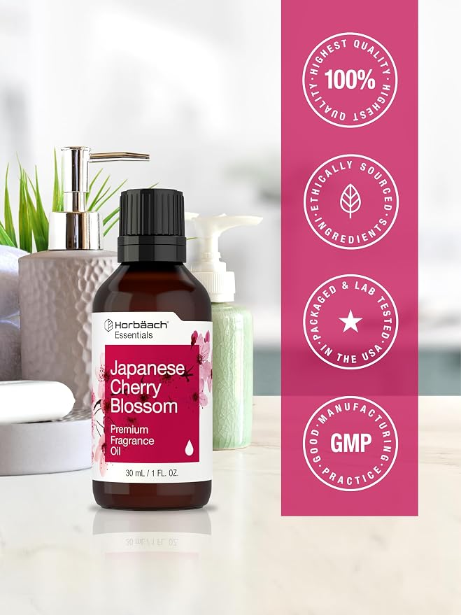 Horbäach Japanese Cherry Blossom Fragrance Oil | 1 fl oz (30ml)