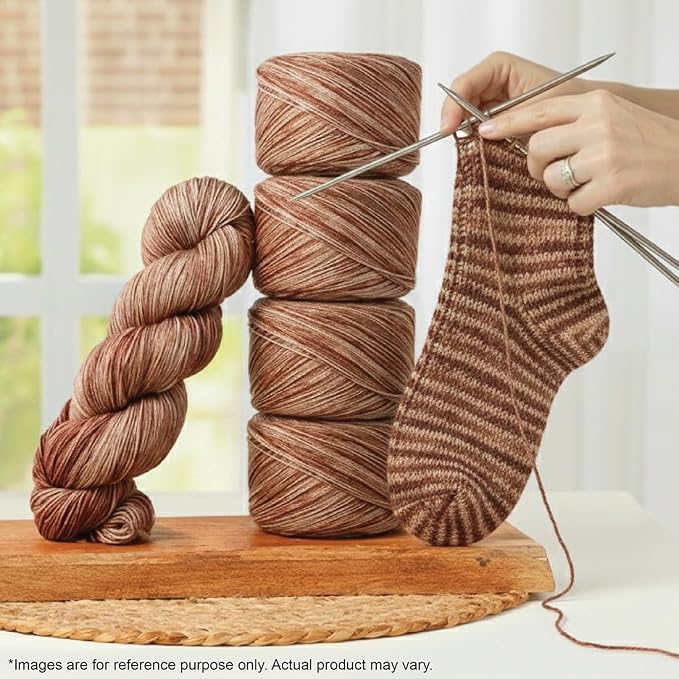 KnitPro Symfonie Fingering Weight Merino Wool Yarn 100g, Mocha