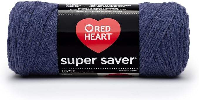 RED HEART Super Saver Yarn, Denim