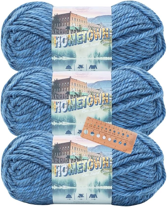 Lion Brand Yarn - Hometown - 3 Pack Multis (Sleepy Hollow Spirit)