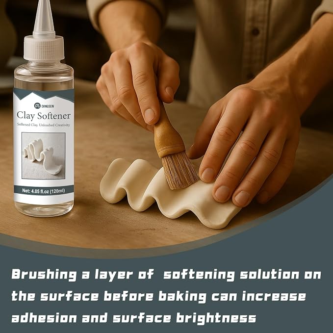 120ml Liquid Polymer Clay Softener, Restores Workability and Shine