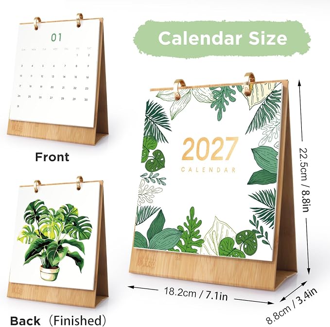 Lnjsipam Paint by Numbers Calendar 2027 - Plant Paint with Number for Gift | Plant Paint by Numbers Calendar, Easy DIY Calendar, Unique Gift for New Year, Plant Paint by Number Kit for Adults