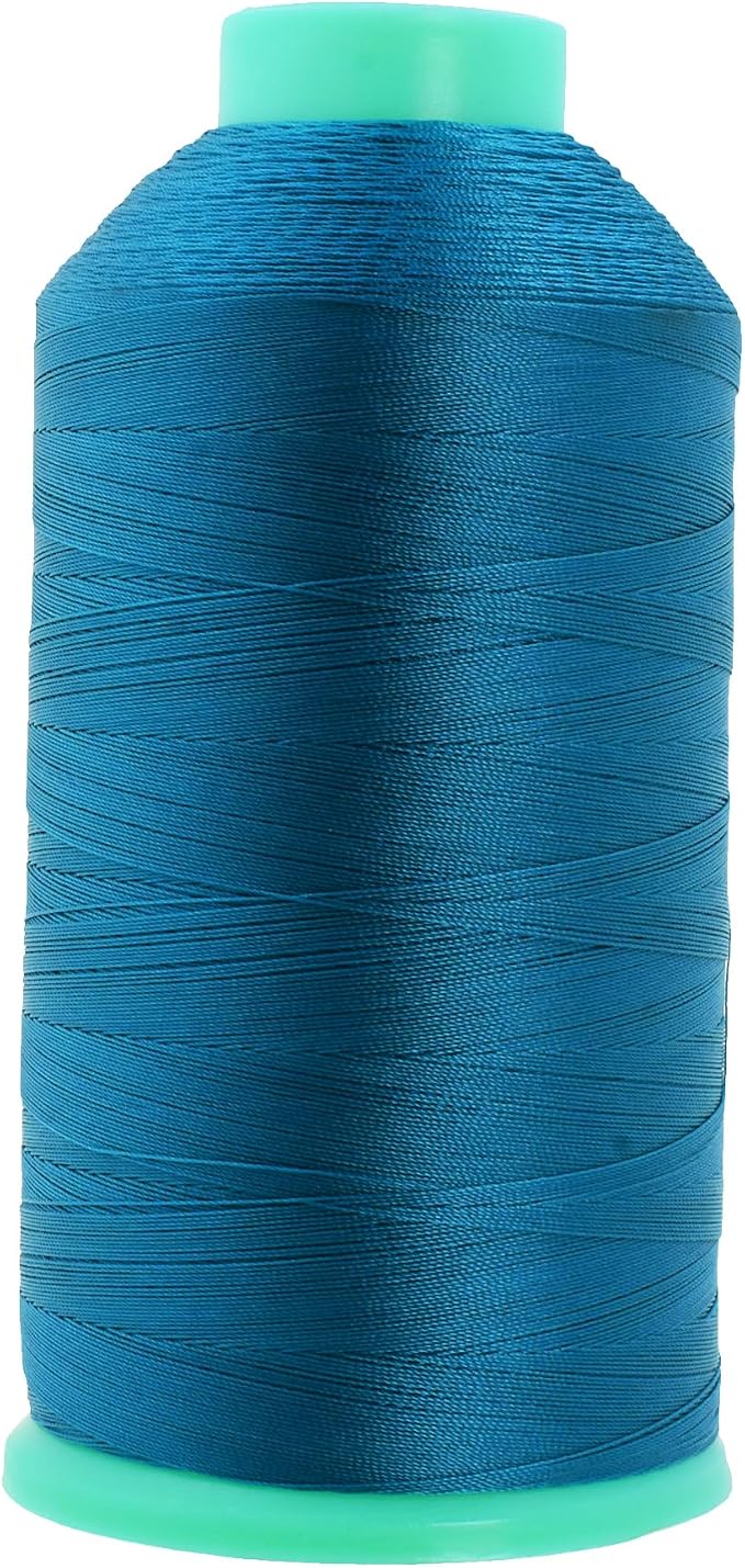 Mandala Crafts Size 46 210D T45 Teal Bonded Nylon Thread, 2843 YDs