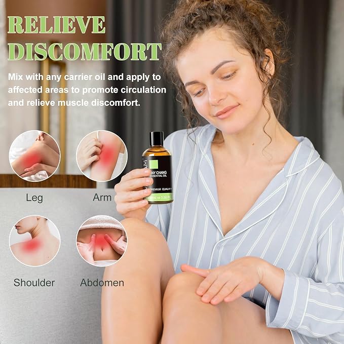 MAYJAM May Chang (Litsea Cubeba) Essential Oil for Diffuser, 3.38FL.OZ