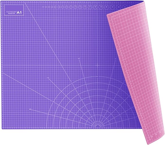35" x 23" Self Healing PVC Cutting Mat, A1-Pink or Purple