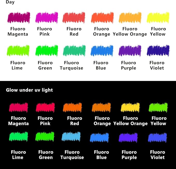 Artecho Neon Oil Pastels Set of 12 Colors (8 x 60 mm) | Soft Oil Pastels, For Art Painting, Drawing, Blending, For Artists, Beginners, Students, Teachers
