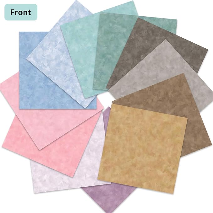 12×12 Boho Scrapbook Paper Vintage Flower Pattern Paper Pad,24 Sheets Double-Sided Bobo Floral Scrapbooking CardStock Papers Pad for Holiday Cardmaking DIY Origami Papers.