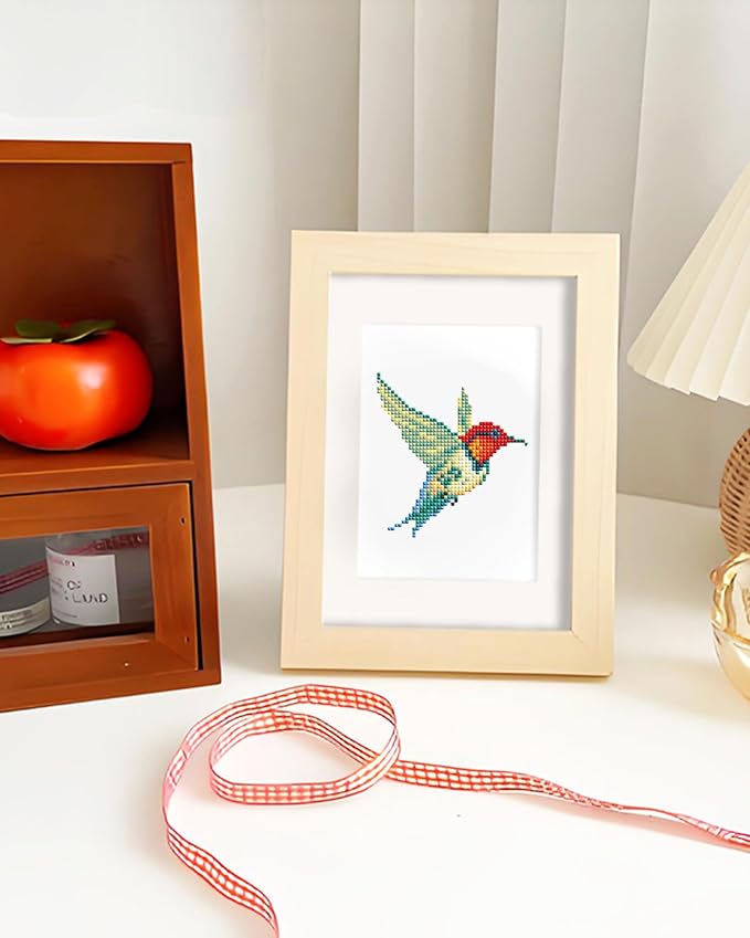 PeakLuv Small Diamond Art Kits Birds Mini Diamond Painting Kits for Adults