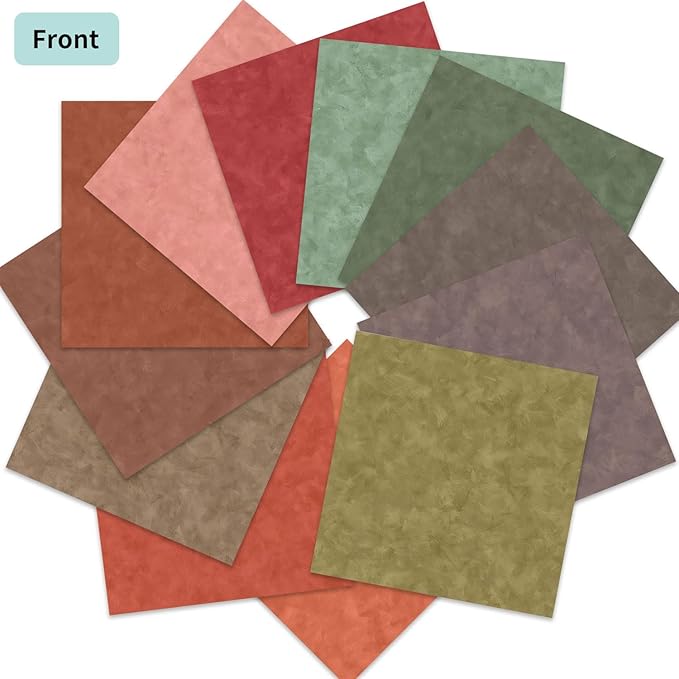 12×12 Boho Scrapbook Paper Vintage Flower Patterned Papers Pad,24 Sheets Double-Sided Bobo Floral Scrapbooking CardStock Paper Pad for Holiday Cardmaking DIY Origami Papers.