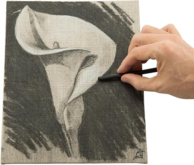 Senso Clear Primed Linen Panels - Small Sampler Set of 12 Canvas Panels - 3 Each of Sizes 8x10, 9x12, 11x14, and 16x20 for Painting Oils, Acrylics, Pastels and More