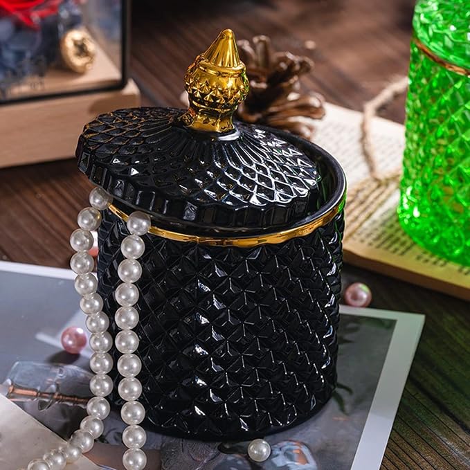 Box Resin Mold with Lid, Silicone Jar Resin Mold 3D Storage Jewelry Candle Holder Container Mould for Resin Casting Concrete Craft Decor