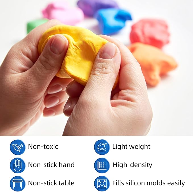 Moldable Cosplay Foam Clay Blue Colors (300g) – High Density and Quality for Intricate Designs | Air Dries to Perfection for Cutting with a Knife or Rotary Tool, Sanding or Shaping