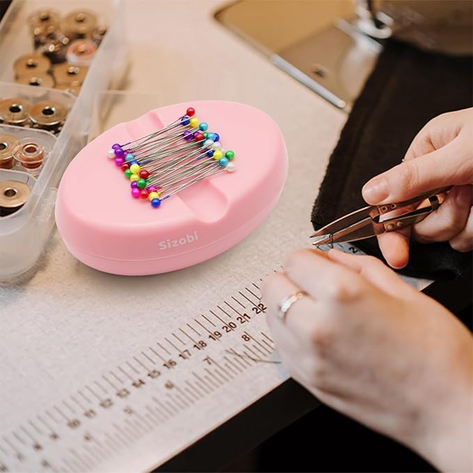 Sizobi Magnetic Bobby Pin Holder,Magnetic Pin Cushions for Sewing