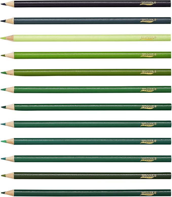 Prang Thick Core Colored Pencils, Assorted Colors, 3.3 mm core, 72 Count