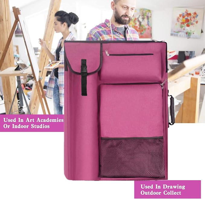 TreochtFUN Art Bags for Supplies Portfolio Case 19 X 25.5 in Artist bag M-L