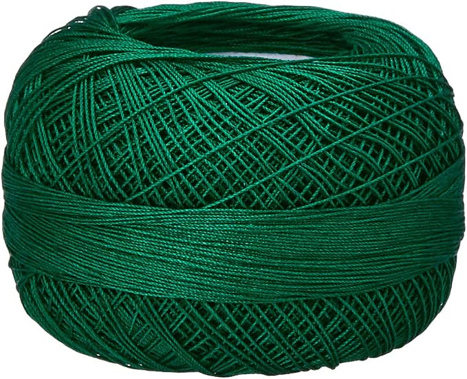 Lizbeth Size 80 HH80638 HH80 Lizbeth Cotton Thread 184 Yds 10G, Christmas Green