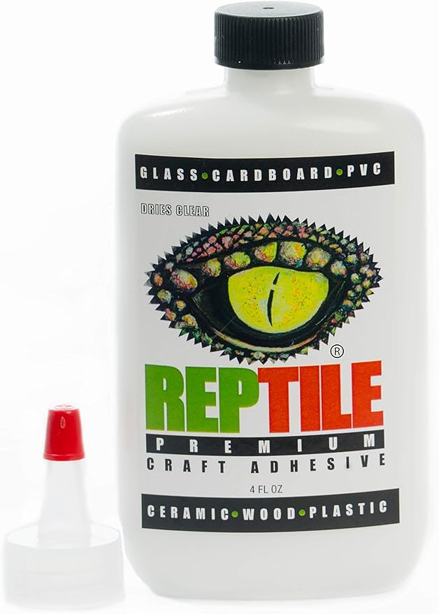 REPTILE Premium Craft Adhesive 4 oz Dries Clear-Order and Ship Above 40 Degrees F
