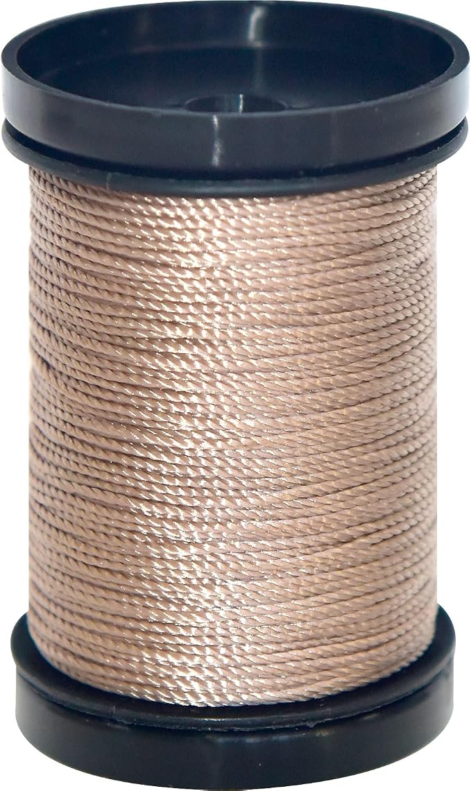 30 Yards Heavy Duty Extra Strong Upholstery Nylon Sewing Thread for Machine, Home, Hand, Craft, and Denim Leather，Color:Dark Tawny