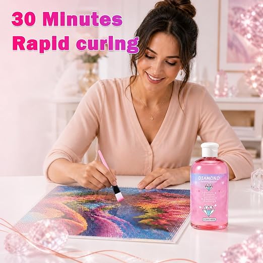 16OZ Diamond Painting Sealer Protectant Brightener, Diamond Art Glue
