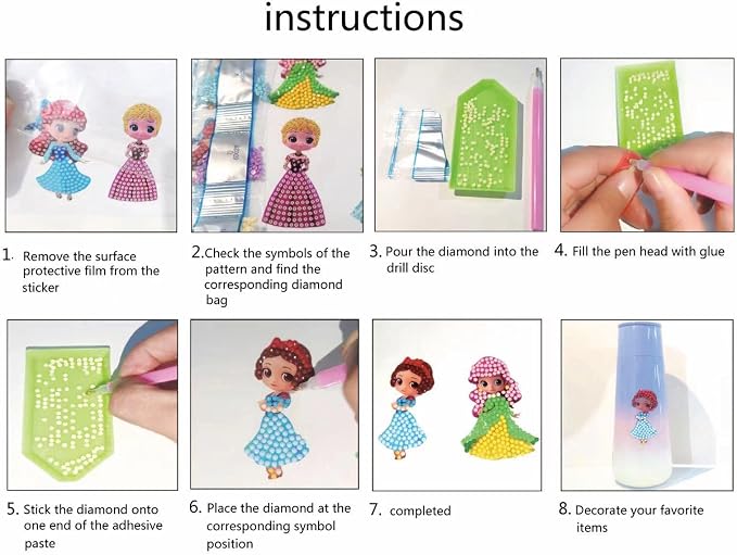 FONYANE Diamond Art for Kids & Girls & Boys,Gem Art Animal Stickers Craft Kit for Kids Ages 4-6-8-10-12,Arts & Crafts for Boys Girls Birthday Party Gift Toy