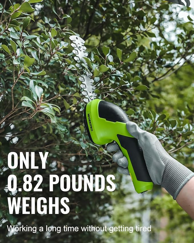 WORKPRO 7.2V Cordless Grass Shear & Shrubbery Trimmer