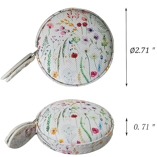 Tape Measure for Body Measuring Fabric Sewing Tailor Ruler Flexible Soft Pocket Small Mini Body Measurement Cloth Measuring Tape 60 Inch Premium Leather Retractable Tape Measure