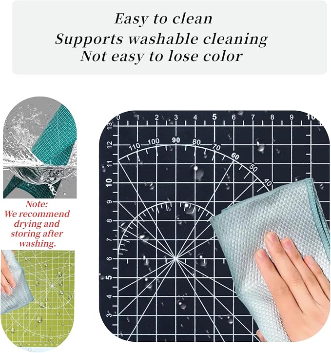 A5 Self-Healing Cutting Pads, Small Cutting Mat, Professional Double Sided Durable Cutting Mat, Great for Hop Scrapbooking, Quilting, Fabric, Sewing Craft Projects (Purple, A5)