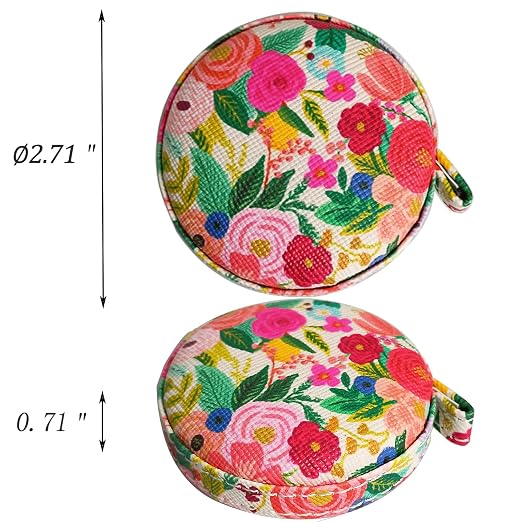 Tape Measure for Body Measuring Fabric Sewing Tailor Ruler Flexible Soft Pocket Small Mini Body Measurement Cloth Measuring Tape 60 Inch Premium Leather Retractable Tape Measure