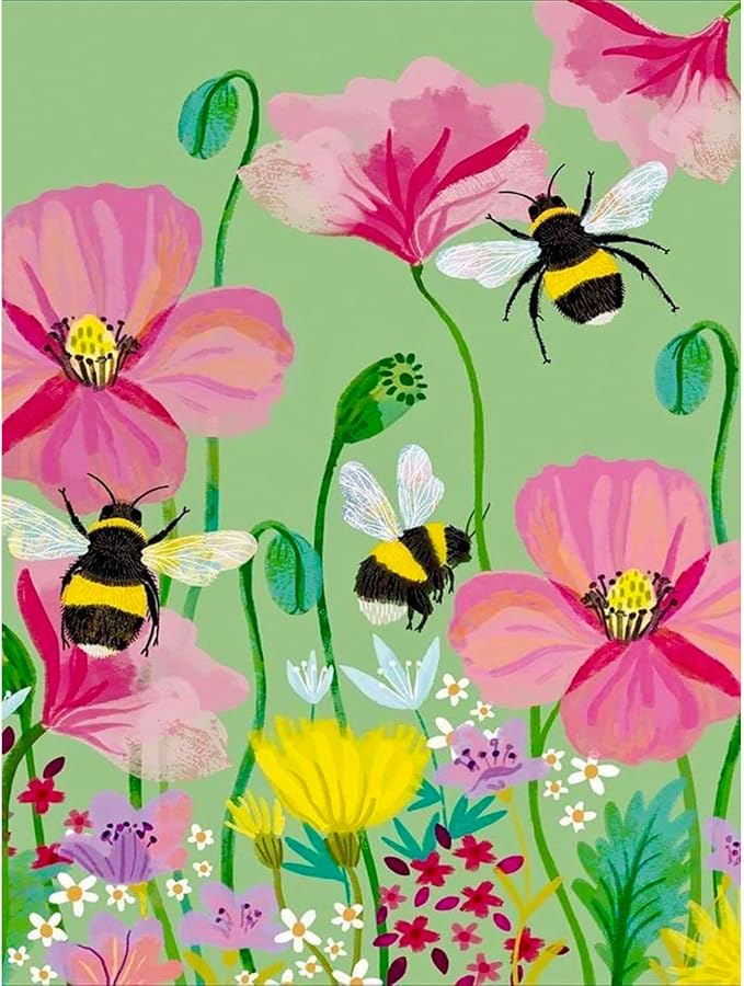 Amaieuin Flowers Diamond Painting for Adults,Flower Diamond Art Painting for Adults,5D Diamond Painting for Home Decor and Gifts 12x16in