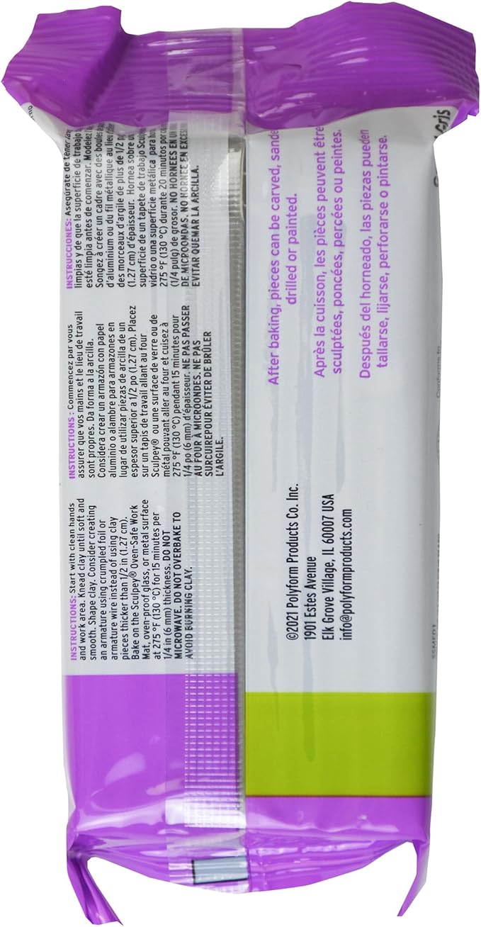 Super Sculpey Medium Gray, Premium, Non Toxic, Medium firmness, Sculpting Modeling Polymer clay, Oven Bake Clay, 1 pound bar. Great for all advanced sculptors, model makers and movie studios | Professional 1 lb sculpting bar, non-toxic, medium firmness...