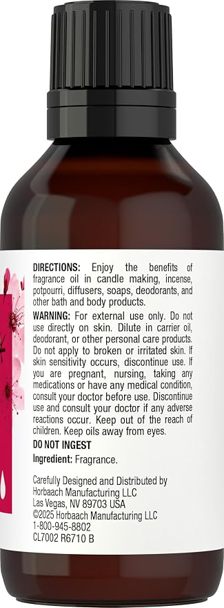 Horbäach Japanese Cherry Blossom Fragrance Oil | 1 fl oz (30ml)