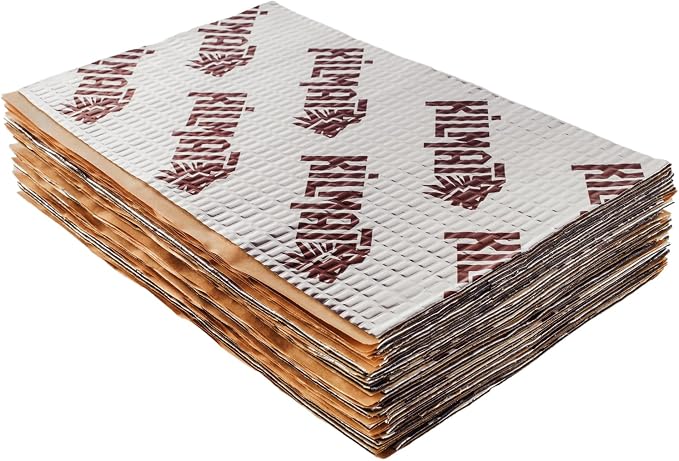 KILMAT 50 mil 50 sqft Car Sound Deadening Mat, Butyl Automotive Sound Deadener, Audio Noise Insulation and dampening