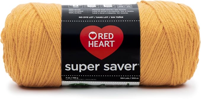RED HEART Super Saver Yarn, Gold