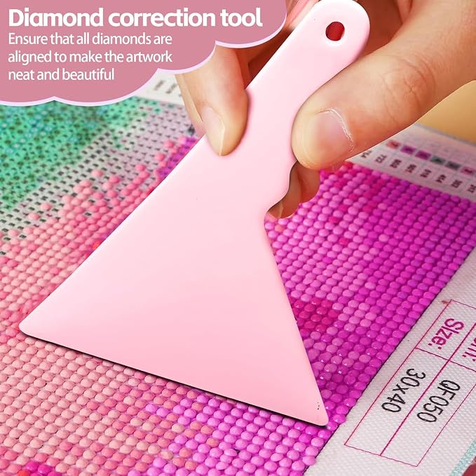 DNSGOOR 244Pcs Diamond Art Accessories Kit with A3 LED Light Pad