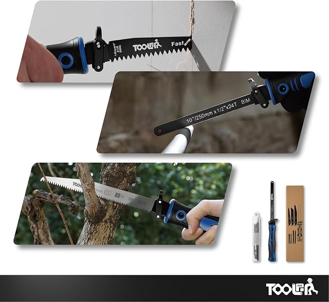 8-In-1 Multi Blades Hand Saw, Drywall, Hacksaw, Jab Saw & Wood Cutter Tool