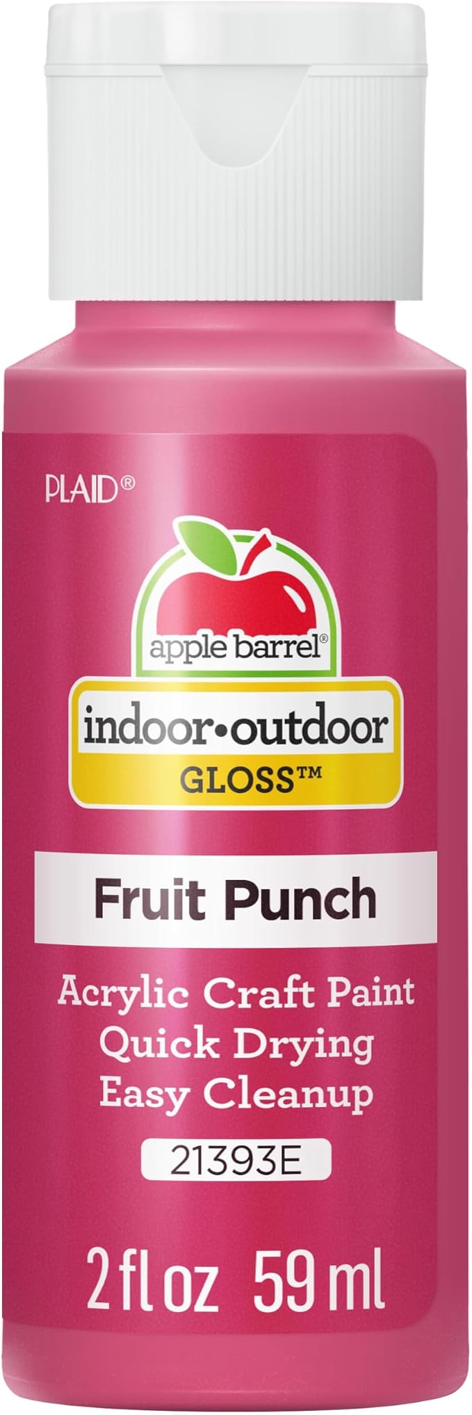 Apple Barrel Gloss Finish Acrylic Paint, 2 oz., Fruit Punch