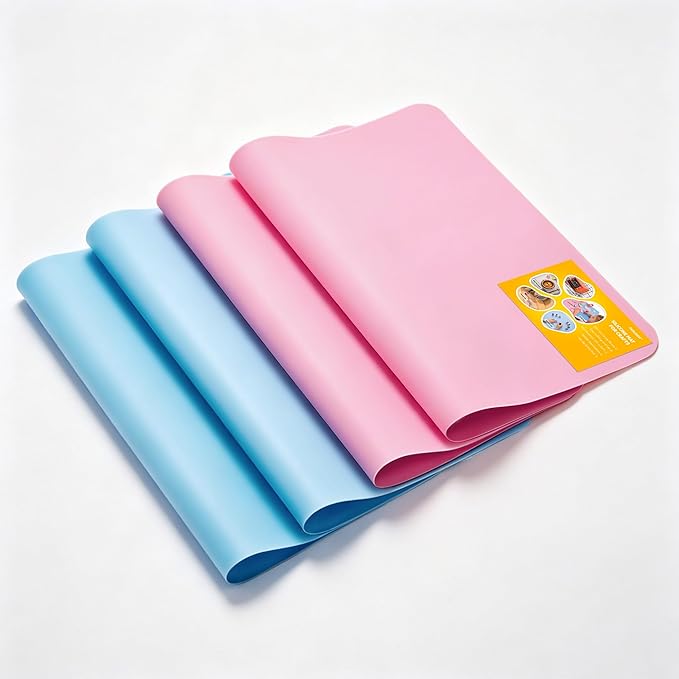 Silicone Mats for Resin Crafts 9"W x 12"L: Non-Slip Heat Resistant Small
