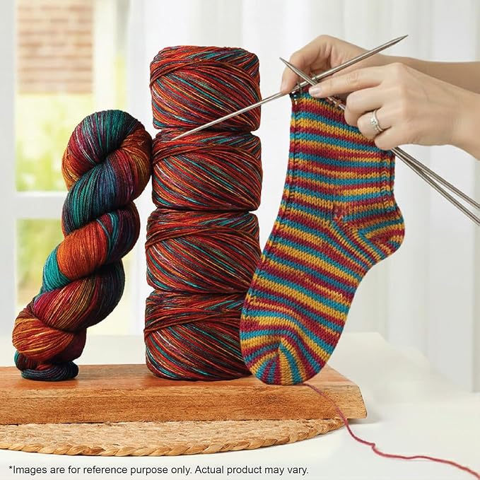 KnitPro Symfonie Fingering Weight Merino Wool Yarn 100g, Party Lights