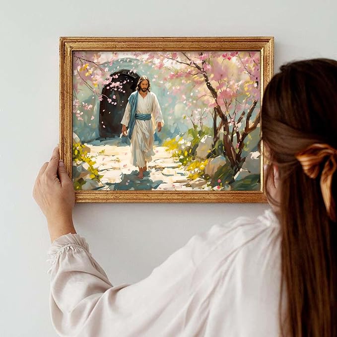 Jesus Diamond Art Kits for Adults,Cherry Street Diamond painting Wall Decor