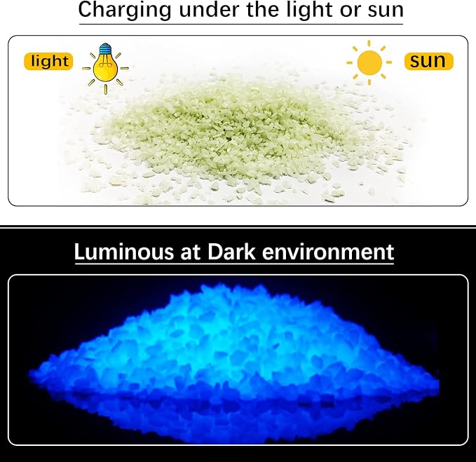 3 Box Glow in The Dark Crushed Glass Craft Glitter Fine for Resin Art, Small Broken Glass Pieces Irregular Metallic Crystal Chips Chunky Flakes for DIY Epoxy Jewelry Making Decoration（Total 150g）