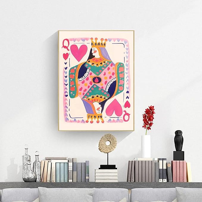Queen of Hearts Diamond Painting Kits for Adults - Poker Diamond Art Kits