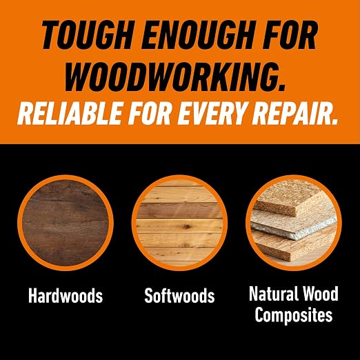 Gorilla Ultimate Waterproof Wood Glue, Natural Color, 18 oz