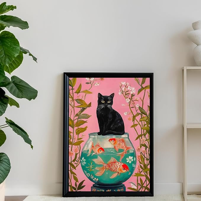 DAZZLEDOTS Black Cat Diamond Art Kit for Adults, 5D Diamond Painting