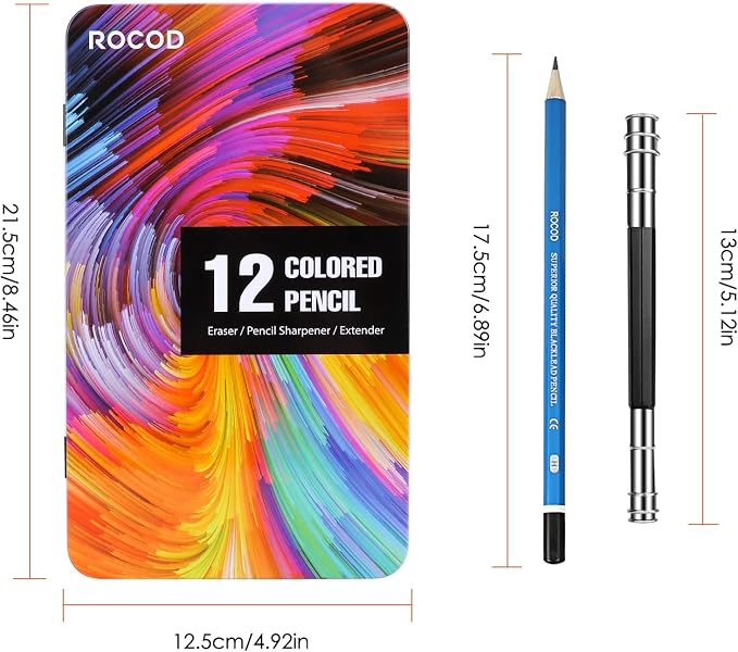 Profession Sketch Pencils & Colored Pencils for Adults Drawing Pencils Set
