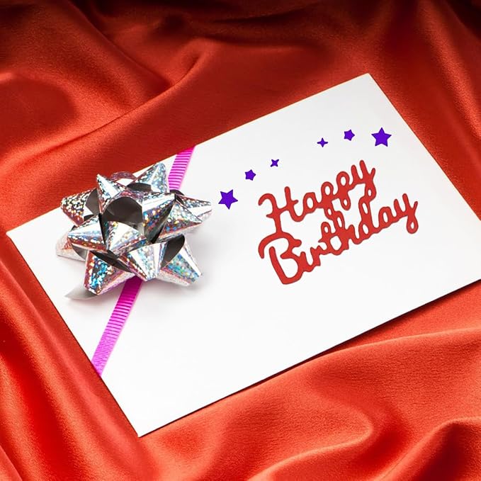 DaKuan 30 Pcs Holiday Blessings Steel Cutting Dies Set for Card Making - Christmas, Birthday, Thanksgiving, Easter, Valentine's, Good Luck, Thank You Craft Supplies