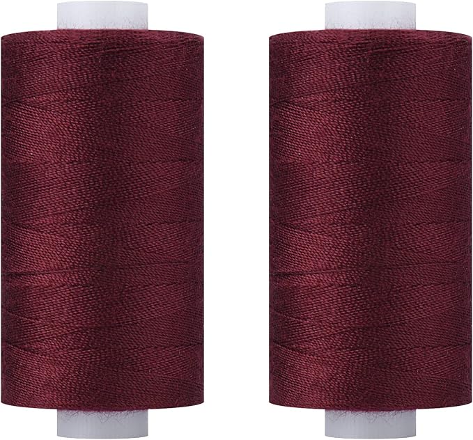 Simthread All Purpose Thread Polyester 400Y Cherry Red