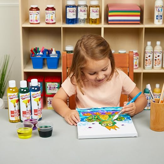 Colorations Paraben-Free Glitter Liquid Watercolor Paint